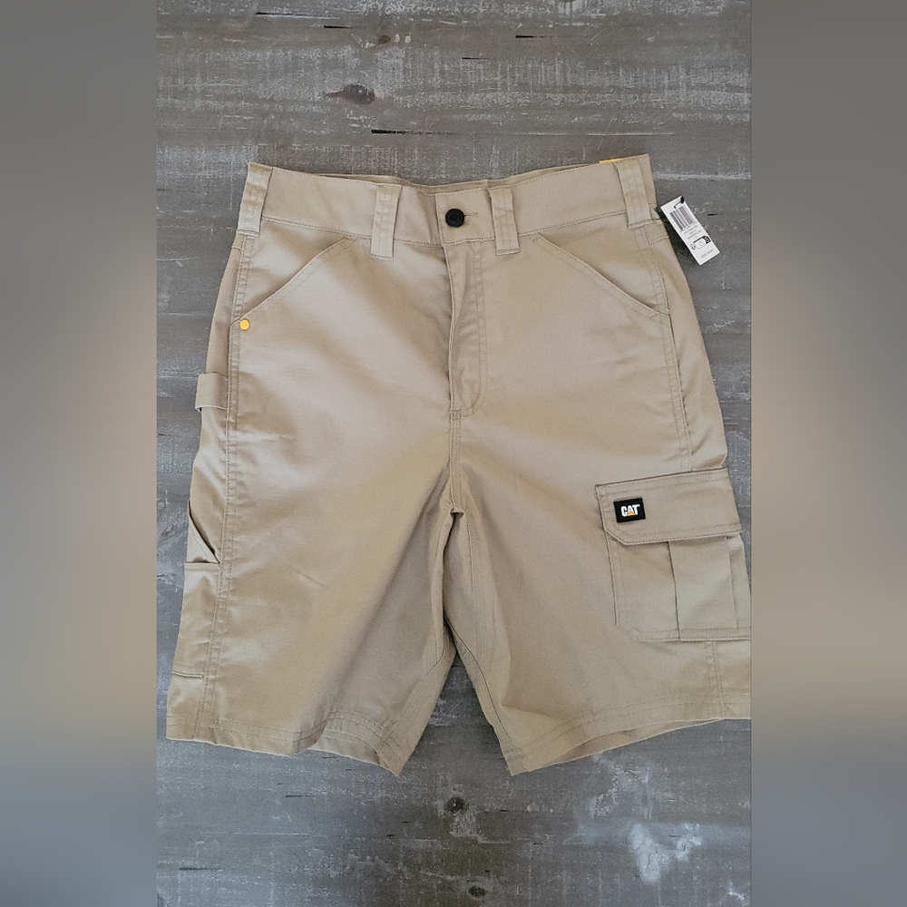 NWT CAT Caterpillar Men's Ripstop Work Shorts Size 30